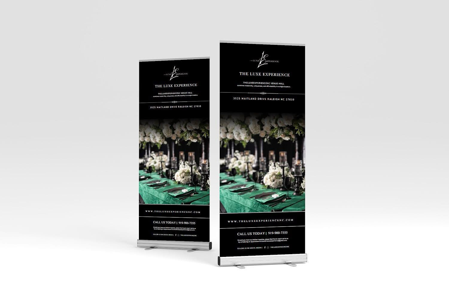 Banners (Vinyl 33x81 Retractable)
