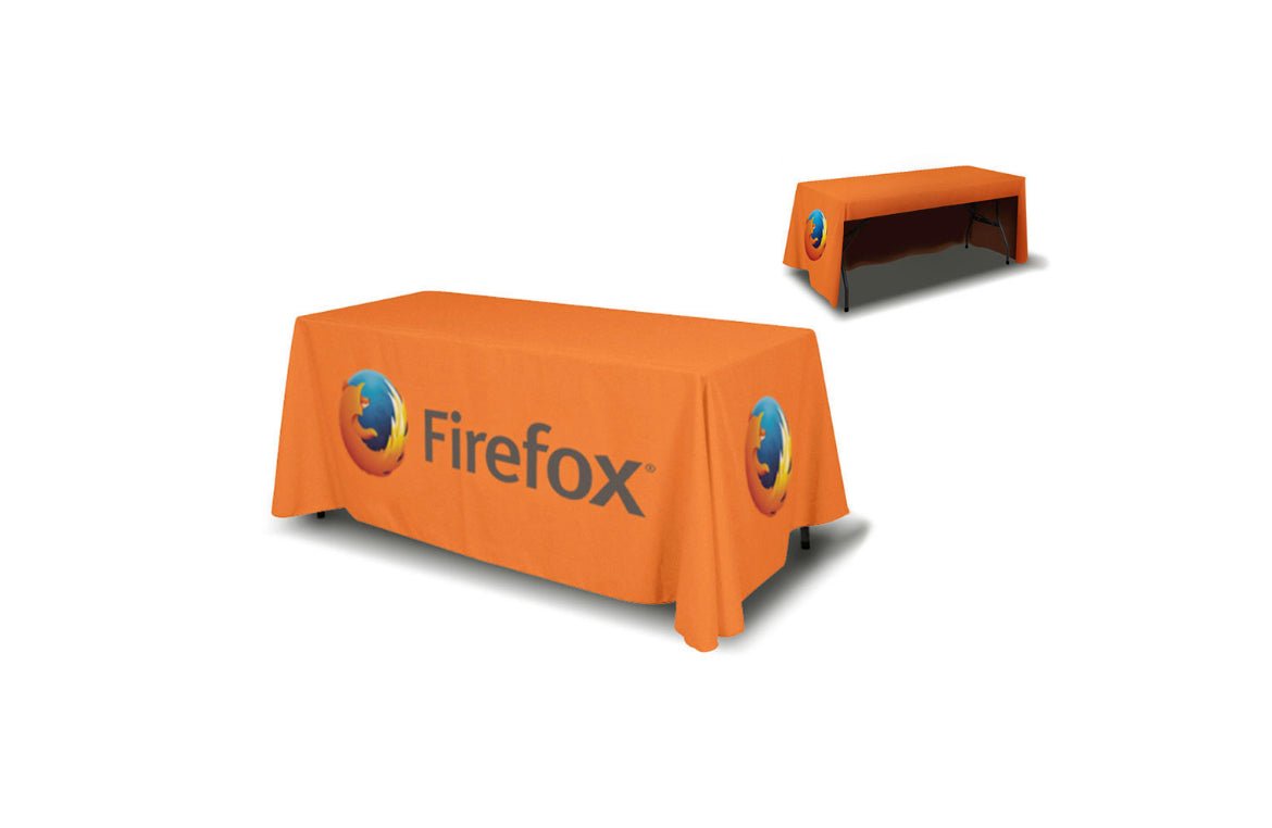 Custom Branded Table Covers - BIBE MEDIA GROUP